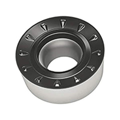Walter - RCMT RM4 Grade WSM20S Turning Insert - TiAlN+Al2O3+(Al) Finish, 0° Round, 8mm Inscr Circle, 3.18mm Thick, 4mm Corner Radius - USA Tool & Supply