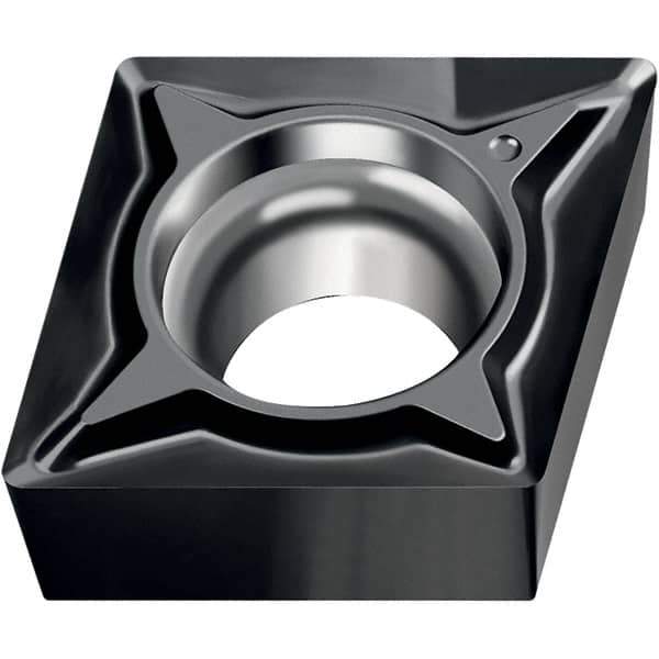 Walter - CCGT FN2 Grade WNN10 Turning Insert - TiAlN Finish, 80° Rhombic, 9.53mm Inscr Circle, 3.97mm Thick, 0.4mm Corner Radius - USA Tool & Supply
