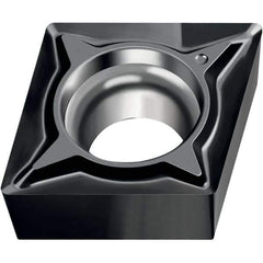 Walter - CCGT FN2 Grade WNN10 Turning Insert - TiAlN Finish, 80° Rhombic, 9.53mm Inscr Circle, 3.97mm Thick, 0.4mm Corner Radius - USA Tool & Supply