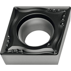 Walter - CPGT MM4 Grade WSM01 Turning Insert - TiAlN+Al2O3+(ZrN) Finish, 80° Rhombic, 9.53mm Inscr Circle, 3.97mm Thick, 0.4mm Corner Radius - USA Tool & Supply