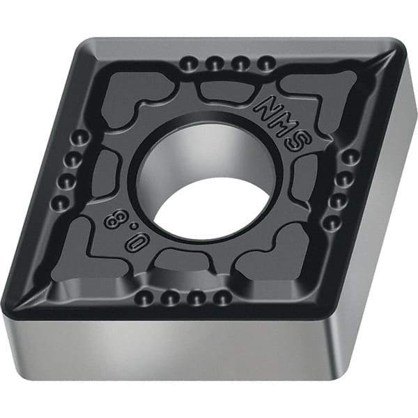 Walter - CNMG NMS Grade WSM20S Turning Insert - TiAlN+Al2O3+(Al) Finish, 80° Rhombic, 12.7mm Inscr Circle, 4.76mm Thick, 0.4mm Corner Radius - USA Tool & Supply