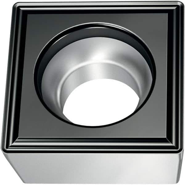 Walter - SCMT FM6 Grade WSM30S Turning Insert - TiAlN+Al2O3+(Al) Finish, 90° Square, 9.53mm Inscr Circle, 3.97mm Thick, 0.4mm Corner Radius - USA Tool & Supply