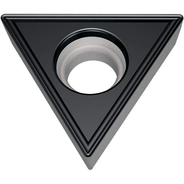 Walter - TCMT FM6 Grade WSM20S Turning Insert - TiAlN+Al2O3+(Al) Finish, 60° Triangle, 6.35mm Inscr Circle, 2.38mm Thick, 0.4mm Corner Radius - USA Tool & Supply