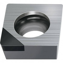 Walter - SPGW FS-1 Grade WDN10 Turning Insert - Polycrystaline Diamond Finish, 90° Square, 9.53mm Inscr Circle, 3.97mm Thick, 0.8mm Corner Radius - USA Tool & Supply