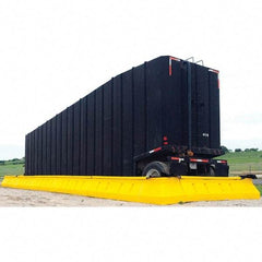 UltraTech - 13,716 Gal Polyethylene Containment Berm System - 2' High x 55' Wide x 16" Long - USA Tool & Supply