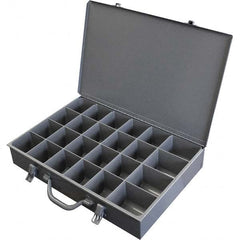 Durham - 24 Compartment Gray Small Parts Compartment Box - USA Tool & Supply