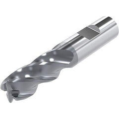 Niagara Cutter - 3/4", 4 Flute, Solid Carbide, 0.12" Corner Radius End Mill - 5" OAL, 30° Helix, Right Hand Flute, 2-1/4" LOC, Right Hand Cut - USA Tool & Supply