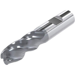 Niagara Cutter - 3/4", 4 Flute, Solid Carbide, 1/4" Corner Radius End Mill - 4" OAL, 30° Helix, Right Hand Flute, 1-1/2" LOC, Right Hand Cut - USA Tool & Supply