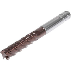 Seco - 12mm, 4 Flute, Single End, Solid Carbide, 2mm Corner Radius End Mill - 100mm OAL, 48° Helix, Right Hand Flute, 45mm LOC, Right Hand Cut, 53mm Extended Reach - USA Tool & Supply