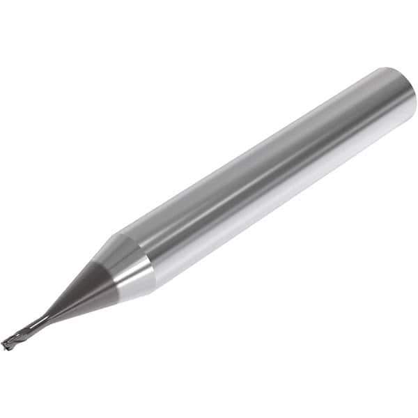 Seco - 2.5mm, 4 Flute, Single End, Solid Carbide, 0.15mm Corner Radius End Mill - 60mm OAL, 30° Helix, Right Hand Flute, 5mm LOC, Right Hand Cut, 7.5mm Extended Reach - USA Tool & Supply