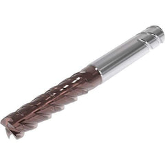 Seco - 10mm, 4 Flute, Single End, Solid Carbide, Corner Chamfer End Mill - 89mm OAL, 48° Helix, Right Hand Flute, 40mm LOC, Right Hand Cut, 47mm Extended Reach - USA Tool & Supply