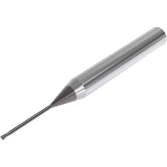 Seco - 2mm, 2 Flute, Single End, Solid Carbide, 0.15mm Corner Radius End Mill - 80mm OAL, 30° Helix, Right Hand Flute, 3mm LOC, Right Hand Cut, 30mm Extended Reach - USA Tool & Supply