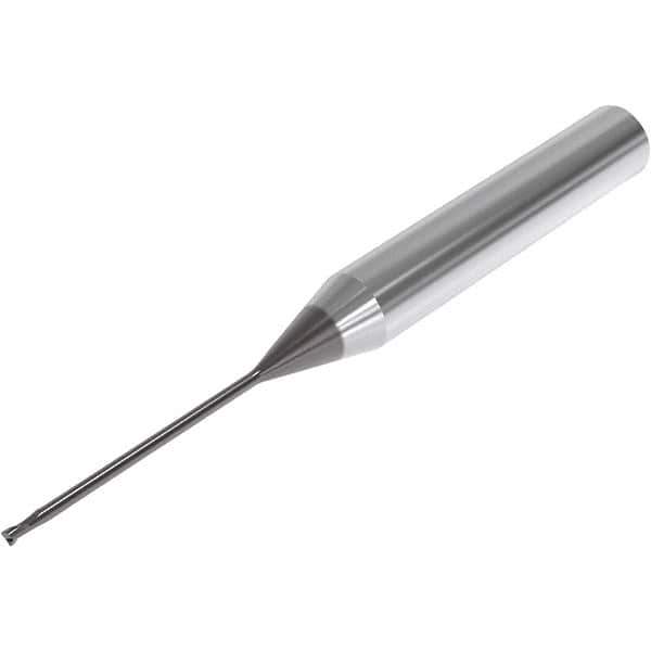 Seco - 3mm, 2 Flute, Single End, Solid Carbide, 0.15mm Corner Radius End Mill - 100mm OAL, 30° Helix, Right Hand Flute, 4.5mm LOC, Right Hand Cut, 60mm Extended Reach - USA Tool & Supply