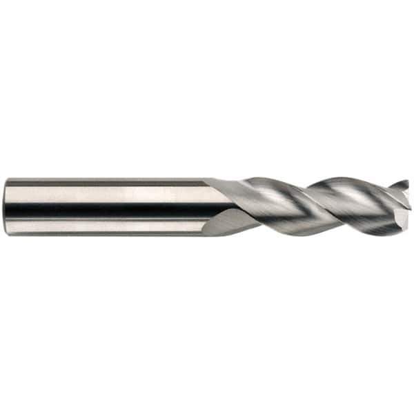 SGS - 20mm, 3 Flute, Single End, Solid Carbide, 0.0787" Corner Radius End Mill - 104mm OAL, 38° Helix, 38mm LOC, Right Hand Cut - USA Tool & Supply