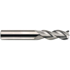 SGS - 20mm, 3 Flute, Single End, Solid Carbide, 0.0984" Corner Radius End Mill - 104mm OAL, 38° Helix, 38mm LOC, Right Hand Cut - USA Tool & Supply