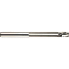 SGS - 16mm, 3 Flute, Single End, Solid Carbide, 0.0472" Corner Radius End Mill - 125mm OAL, 38° Helix, 20mm LOC, Right Hand Cut - USA Tool & Supply