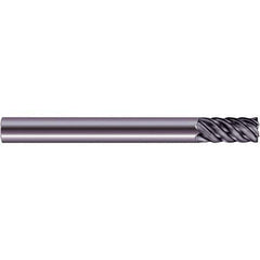 SGS - 20mm, 38mm LOC, 20mm Shank Diam, 165mm OAL, 6 Flute, Solid Carbide Square End Mill - Single End, Ti-NAMITE-X Finish, Spiral Flute, 45° Helix, Centercutting, Right Hand Cut, Right Hand Flute, Series 57S - USA Tool & Supply