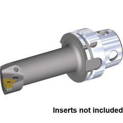 Kennametal - Left Hand Cut, 63mm Min Bore Diam, Size KM4X63 Steel Modular Boring Cutting Unit Head - 144.05mm Max Bore Depth, Through Coolant, Compatible with WN.. 432, WN.. 080408 - USA Tool & Supply