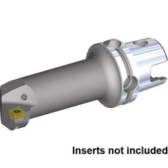 Kennametal - Right Hand Cut, 50mm Min Bore Diam, Size KM4X63 Steel Modular Boring Cutting Unit Head - 114.05mm Max Bore Depth, Through Coolant, Compatible with CC.. 432, CC.. 120408 - USA Tool & Supply