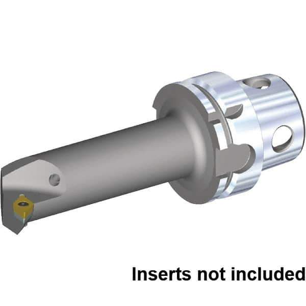 Kennametal - Right Hand Cut, 40mm Min Bore Diam, Size KM4X63 Steel Modular Boring Cutting Unit Head - 112.27mm Max Bore Depth, Through Coolant, Compatible with DC..3252, DC.. 11T308 - USA Tool & Supply