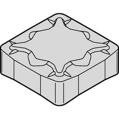 Kennametal - SNXF433 HE Grade KCPK30 Carbide Milling Insert - Al2O3 Finish, 4.66mm Thick, 1/2" Inscribed Circle, 1.2mm Corner Radius - USA Tool & Supply