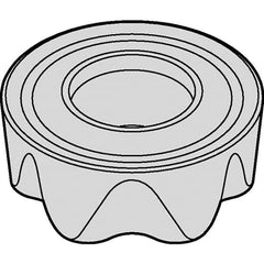 Kennametal - RCGT64 GF Grade KCSM40 Carbide Milling Insert - TiN Finish, 1/4" Thick, 3/4" Inscribed Circle - USA Tool & Supply