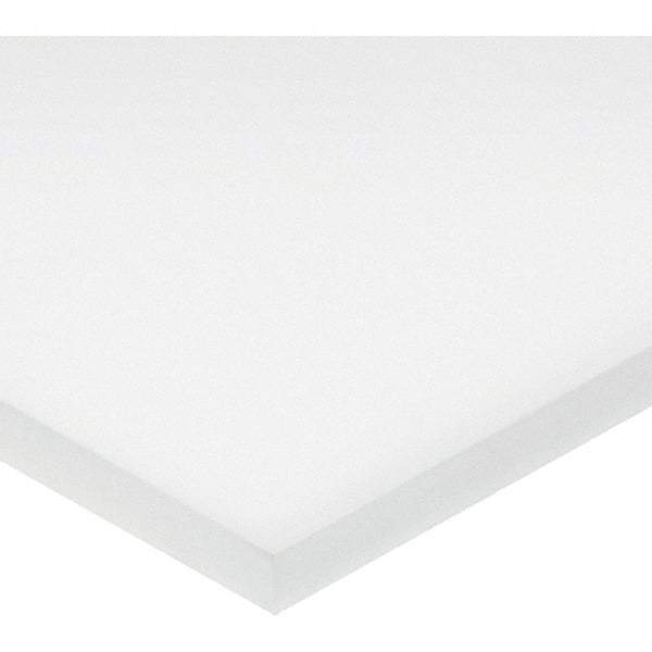 Value Collection - 1/8" Thick x 1' Wide x 2' Long, ePTFE Sheet - White, General Purpose Grade - USA Tool & Supply