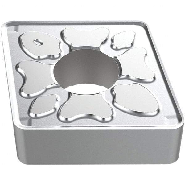 Seco - SNMG434 M6 Grade TP1501 Carbide Turning Insert - Ti(C/N)/Al2O3/TiN Finish, Square, 1/2" Inscr Circle, 4.76mm Thick, 0.06" Corner Radius - USA Tool & Supply