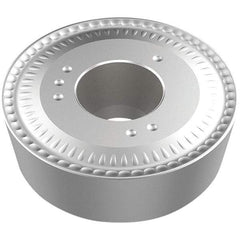 Seco - RCMX250701 R3 Grade TP1501 Carbide Turning Insert - Ti(C/N)/Al2O3/TiN Finish, Round, 25mm Inscr Circle, 7.94mm Thick, 12.5mm Corner Radius - USA Tool & Supply