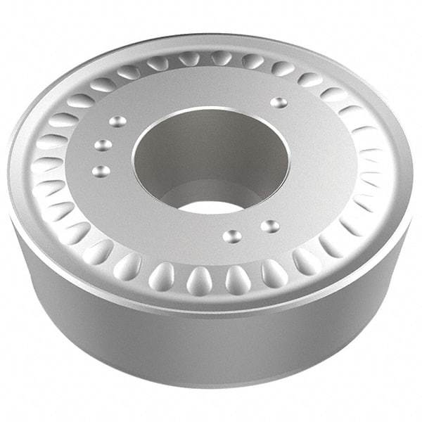 Seco - RCMX250704 RR93 Grade TP0501 Carbide Turning Insert - Ti(C/N)/Al2O3/TiN Finish, Round, 25mm Inscr Circle, 7.94mm Thick, 12.5mm Corner Radius - USA Tool & Supply