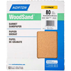 Norton - Sanding Sheets Abrasive Material: Garnet Grade: Coarse - USA Tool & Supply