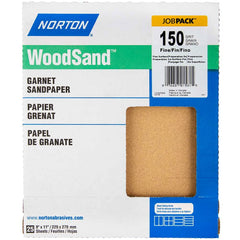 Norton - Sanding Sheets Abrasive Material: Garnet Grade: Fine - USA Tool & Supply