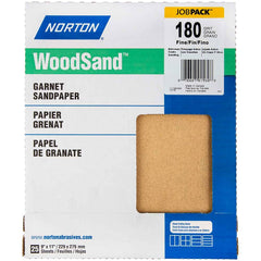 Norton - Sanding Sheets Abrasive Material: Garnet Grade: Fine - USA Tool & Supply