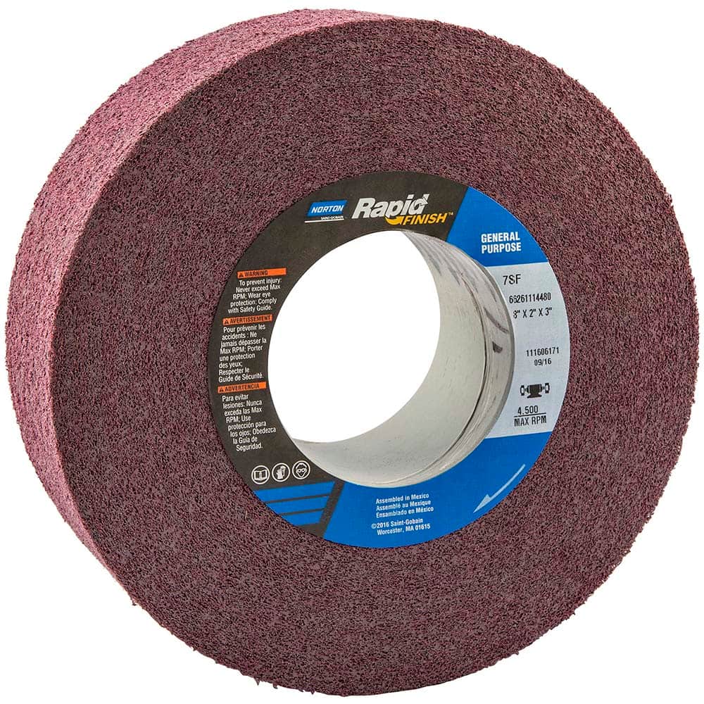 Norton - Deburring Wheels Wheel Type: Convolute Wheel Diameter (Inch): 8 - USA Tool & Supply