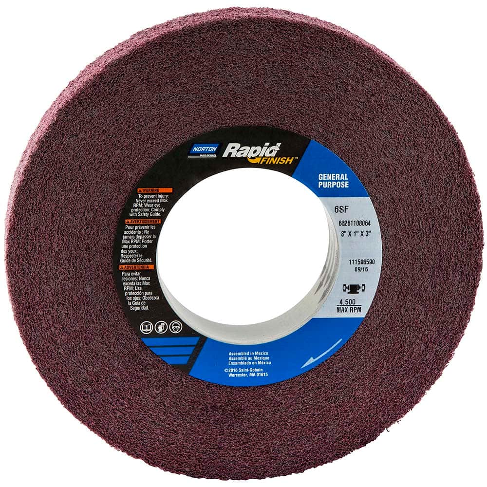 Norton - Deburring Wheels Wheel Type: Convolute Wheel Diameter (Inch): 8 - USA Tool & Supply