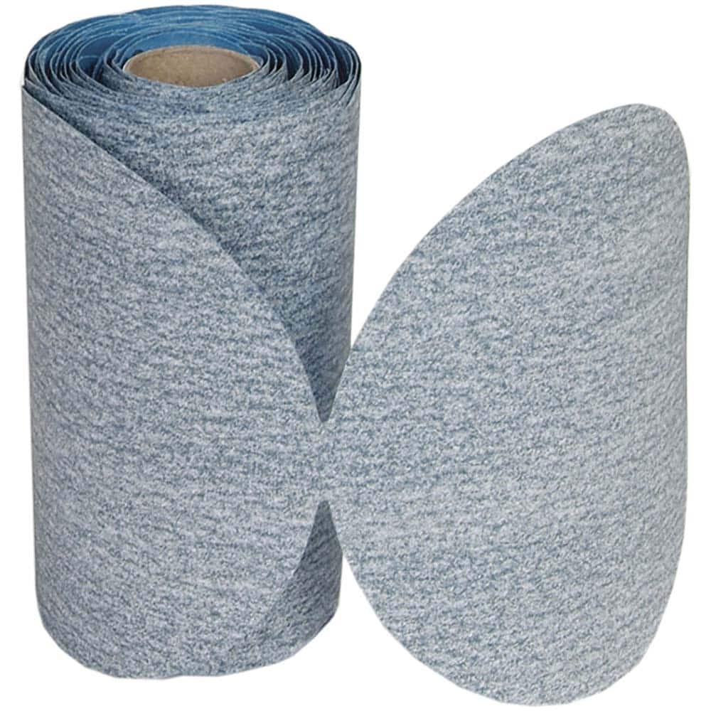 Norton - 6" Diam, 320 Grit Silicon Carbide Adhesive PSA Disc - USA Tool & Supply