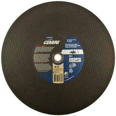 Norton - 16 x 1/8, 1" Hole 24 Grit Aluminum Oxide Cutoff Wheel - USA Tool & Supply