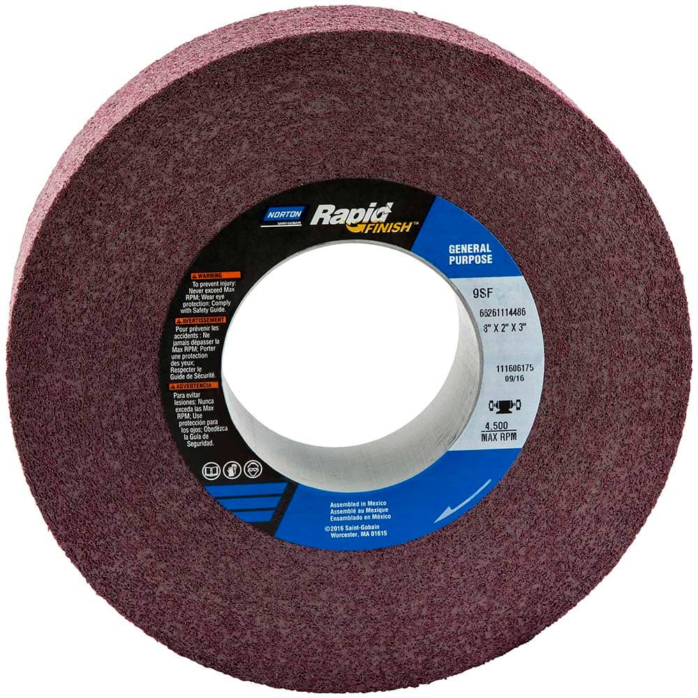 Norton - Deburring Wheels Wheel Type: Convolute Wheel Diameter (Inch): 8 - USA Tool & Supply