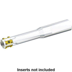 Kennametal - Whistle Notch Shank Connection, 5/8" Cutting Width, 1mm Max Depth of Cut, Indexable Slotting Cutter - KGEM Toolholder, KGIP0125N0189GD Insert - USA Tool & Supply