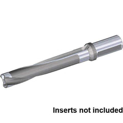 Kennametal - KSEM Plus Series, FDS56 Head Connection, 1.5xD, 2" Shank Diam, Drill Body - 140mm Body to Flange Length, SSF Toolholder, 54.5mm Nose Diam, 140mm Drill Body Length, 65mm Flute Length - USA Tool & Supply