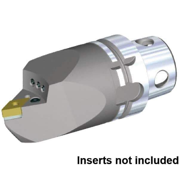 Kennametal - Neutral Cut, Size KM4X63, DN.. 150608 & DN.. 442 Insert Compatiblity, Internal Modular Turning & Profiling Cutting Unit Head - 115mm Head Length, Through Coolant, Series KM4X - USA Tool & Supply