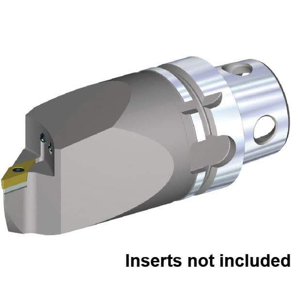 Kennametal - Left Hand Cut, Size KM4X63, VB.. 160408 & VB.. 332 Insert Compatiblity, Internal Modular Turning & Profiling Cutting Unit Head - 115mm Head Length, Through Coolant, Series KM4X - USA Tool & Supply