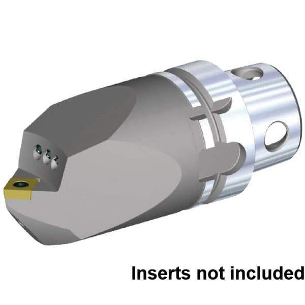 Kennametal - Neutral Cut, Size KM4X63, CC.. 120408 & CC.. 432 Insert Compatiblity, Internal Modular Turning & Profiling Cutting Unit Head - 115mm Head Length, Through Coolant, Series KM4X - USA Tool & Supply