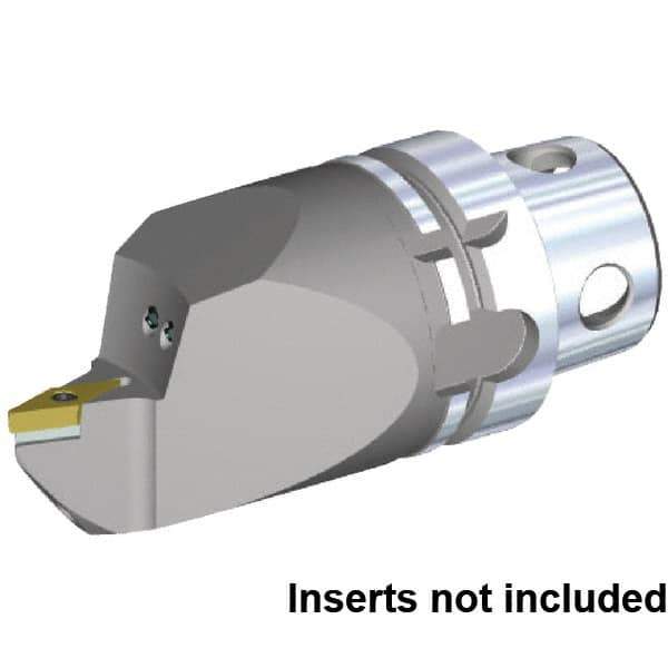 Kennametal - Neutral Cut, Size KM4X63, VB.. 160408 & VB.. 332 Insert Compatiblity, Internal Modular Turning & Profiling Cutting Unit Head - 115mm Head Length, Through Coolant, Series KM4X - USA Tool & Supply