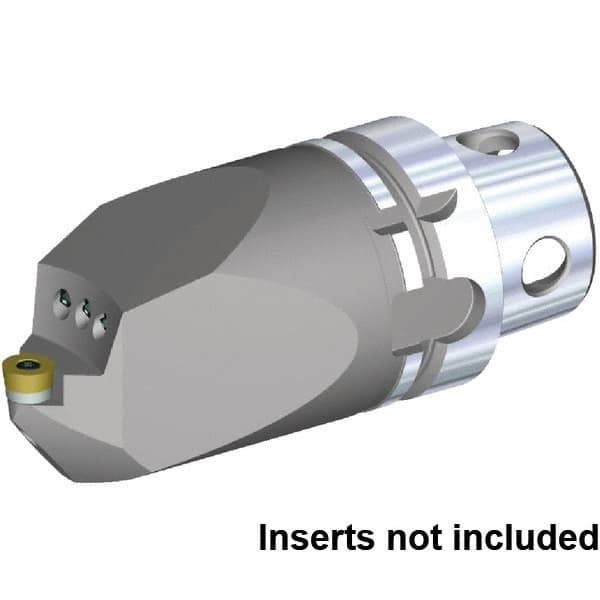 Kennametal - Neutral Cut, Size KM4X63, RC.. 1204M0 Insert Compatiblity, External Modular Turning & Profiling Cutting Unit Head - 115mm Head Length, Through Coolant, Series KM4X - USA Tool & Supply