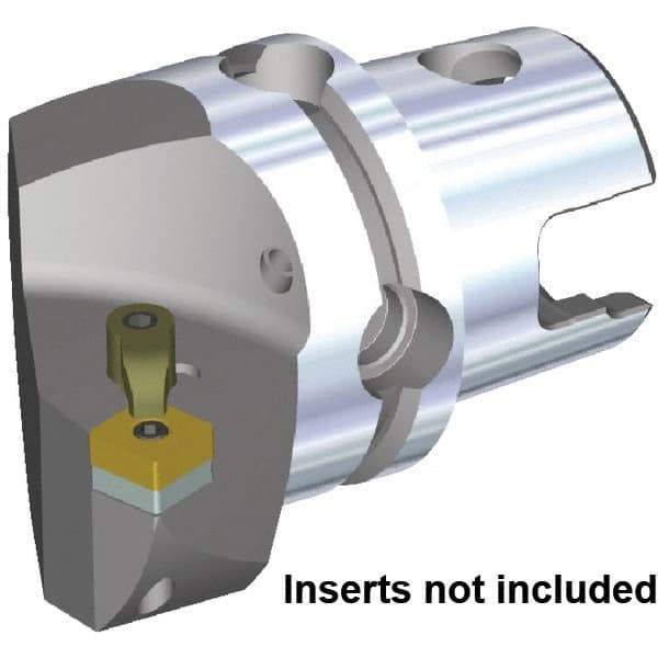Kennametal - Right Hand Cut, Size KM80TS, SN.. 866 & SN.. 250924 Insert Compatiblity, Internal Modular Turning & Profiling Cutting Unit Head - 53mm Ctr to Cutting Edge, 70mm Head Length, Through Coolant, Series Kenloc - USA Tool & Supply