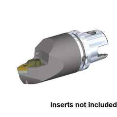 Kennametal - Right Hand Cut, Size KM63XMZ, DN.. 150608 & DN.. 442 Insert Compatiblity, Internal Modular Turning & Profiling Cutting Unit Head - 115mm Head Length, Through Coolant, Series Kenloc - USA Tool & Supply