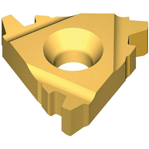 Vargus - 2ER0.250 Grade VKX, External Acme Threading Insert - 16 TPI Ext Pitch, TiN Finish, Carbide - USA Tool & Supply
