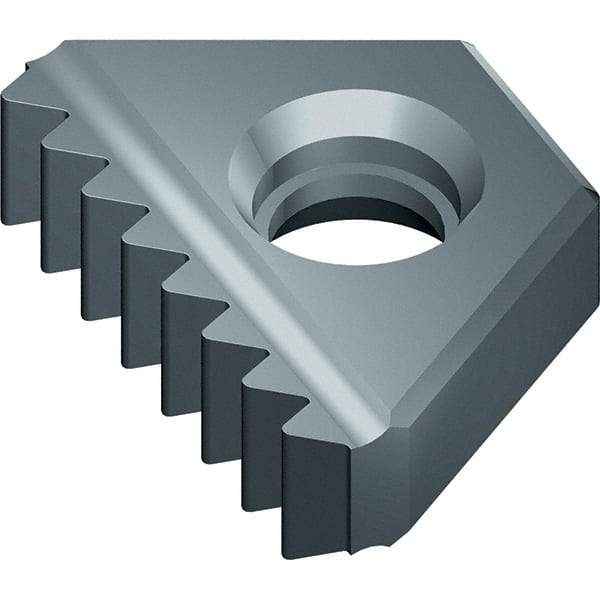 Vargus - 2mm Pitch, External Thread, ISO Standard, 3E VK2 Grade Thread Mill Insert - Carbide, Uncoated - USA Tool & Supply