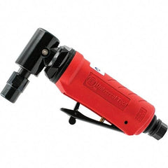 Universal Tool - 1/4" Collet, Angle Handle, Air Angle Die Grinder - Rear Exhaust, 4 CFM, 0.5 hp, 90 psi, 1/4" Inlet - USA Tool & Supply